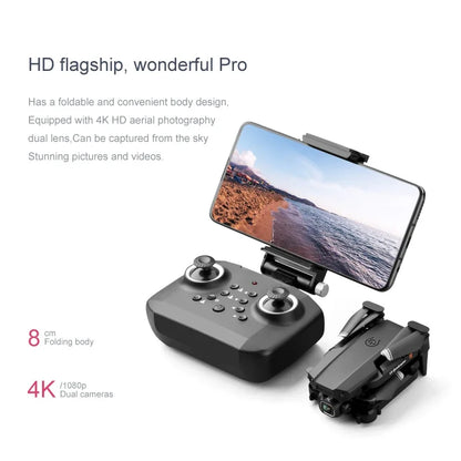 New XT6 Mini Drone 4K 1080P HD Camera WiFi Fpv Air Pressure Altitude