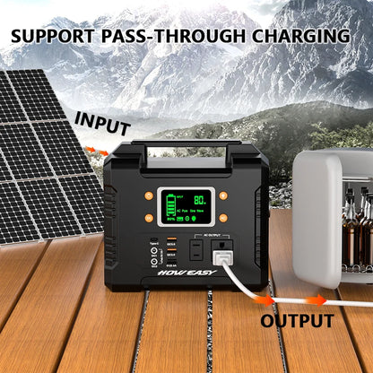 Howeasy 300W Portable Power Station, 236Wh Solar Generator