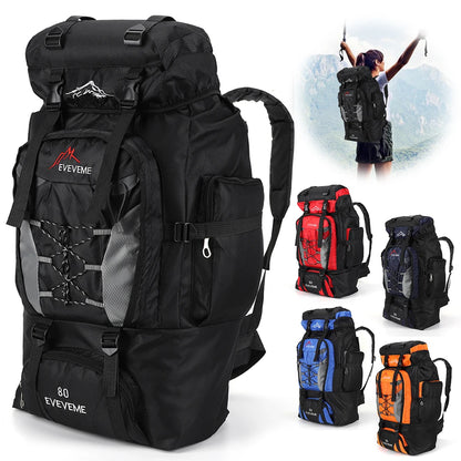 80L Mountaineering Backpack Large Capacity