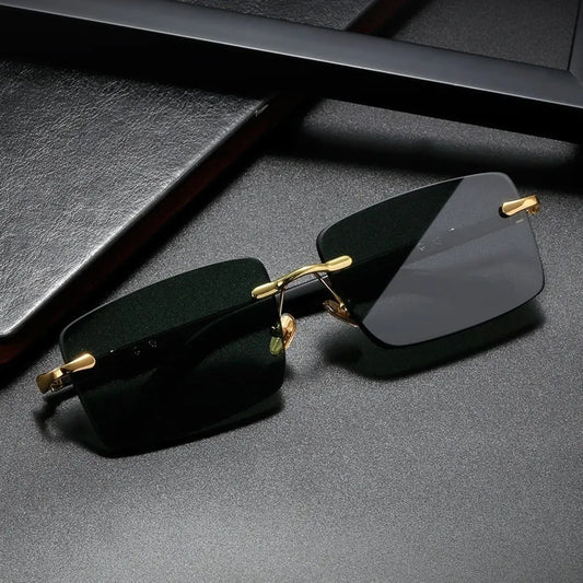 Retro Sunglasses Rimless Sun Glasses