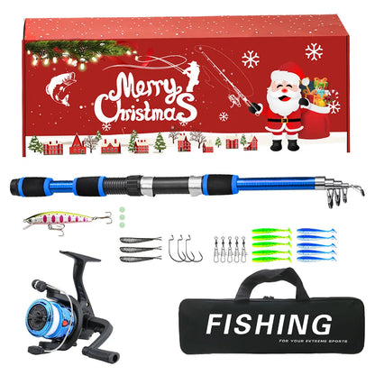 Telescopic Fishing Rod and Reel Combo