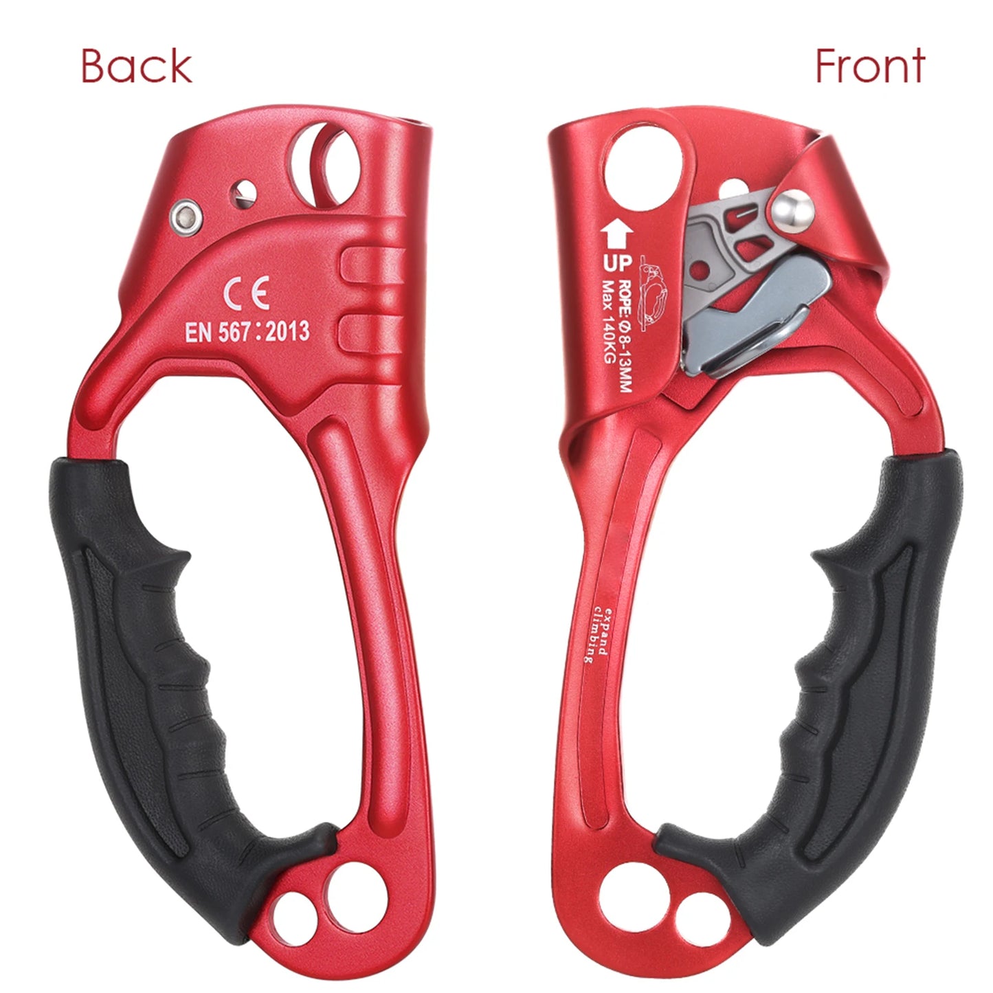 Vertical Rope Ascender Hand Ascender Aluminum
