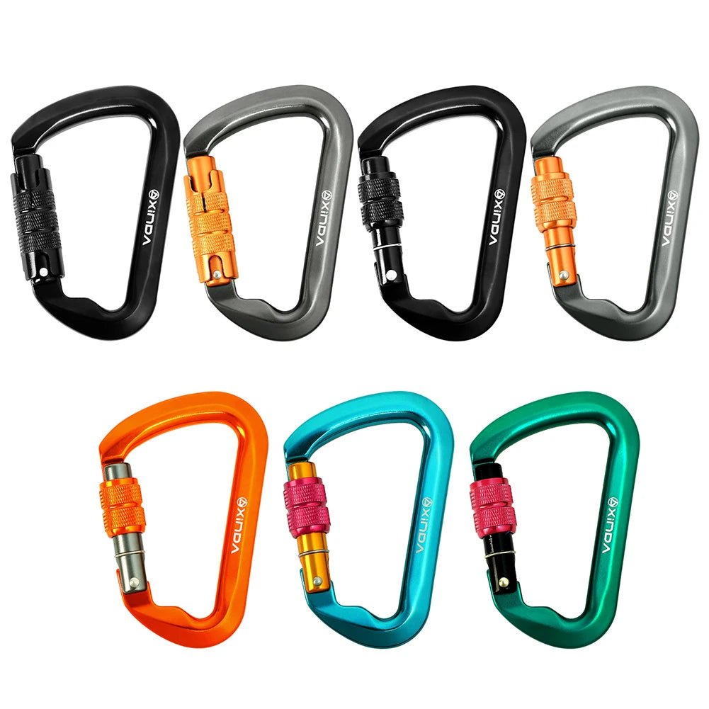 30kN Climbing Carabiner Heavy Duty Locking Carabiner Rock Climbing