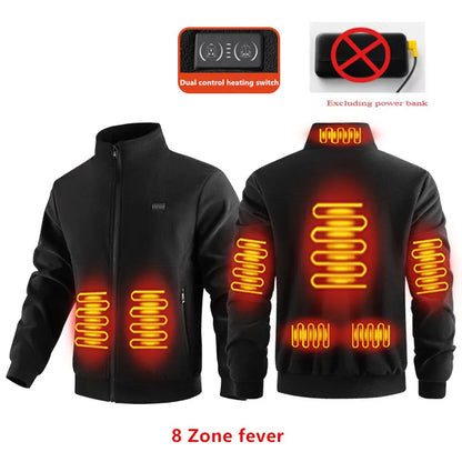 Winter Fleece Heating Warm Jacket For Both Men Women