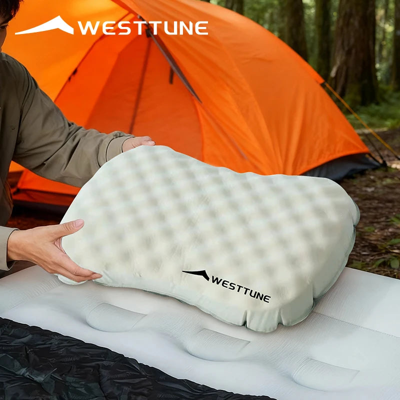 Camping Inflatable Pillow Portable Compressible Folding