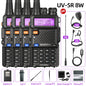 1/2/4 PCS Baofeng UV-5R 8W Walkie Talkie Ham Radio