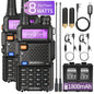 1/2/4 PCS Baofeng UV-5R 8W Walkie Talkie Ham Radio