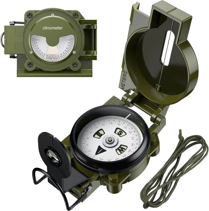 Hiking Compass with Clinometer, Waterproof Hand Held