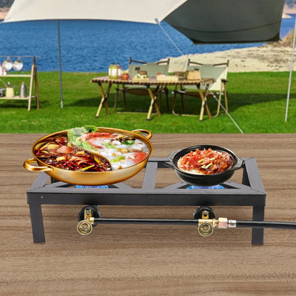 Portable Dual Propane Gas Burner