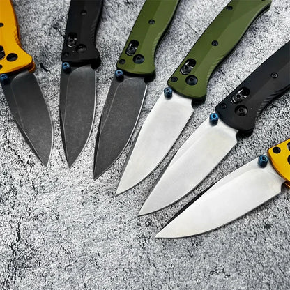 BM 533BK-2 Mini Bugout AXIS Folding Knife Plain Blade