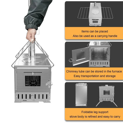 Hot Tent Stove, unho Wood Burning Stove