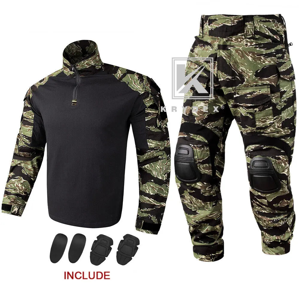 KRYDEX Camouflage Combat Uniform Clothing Hunting