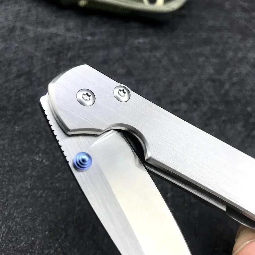 CR Pocket Folding Knife 440C Blade 420 Steel Handle