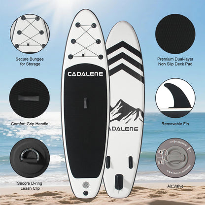 CADALENE Inflatable Stand Up Paddle Board SUP Accessories,