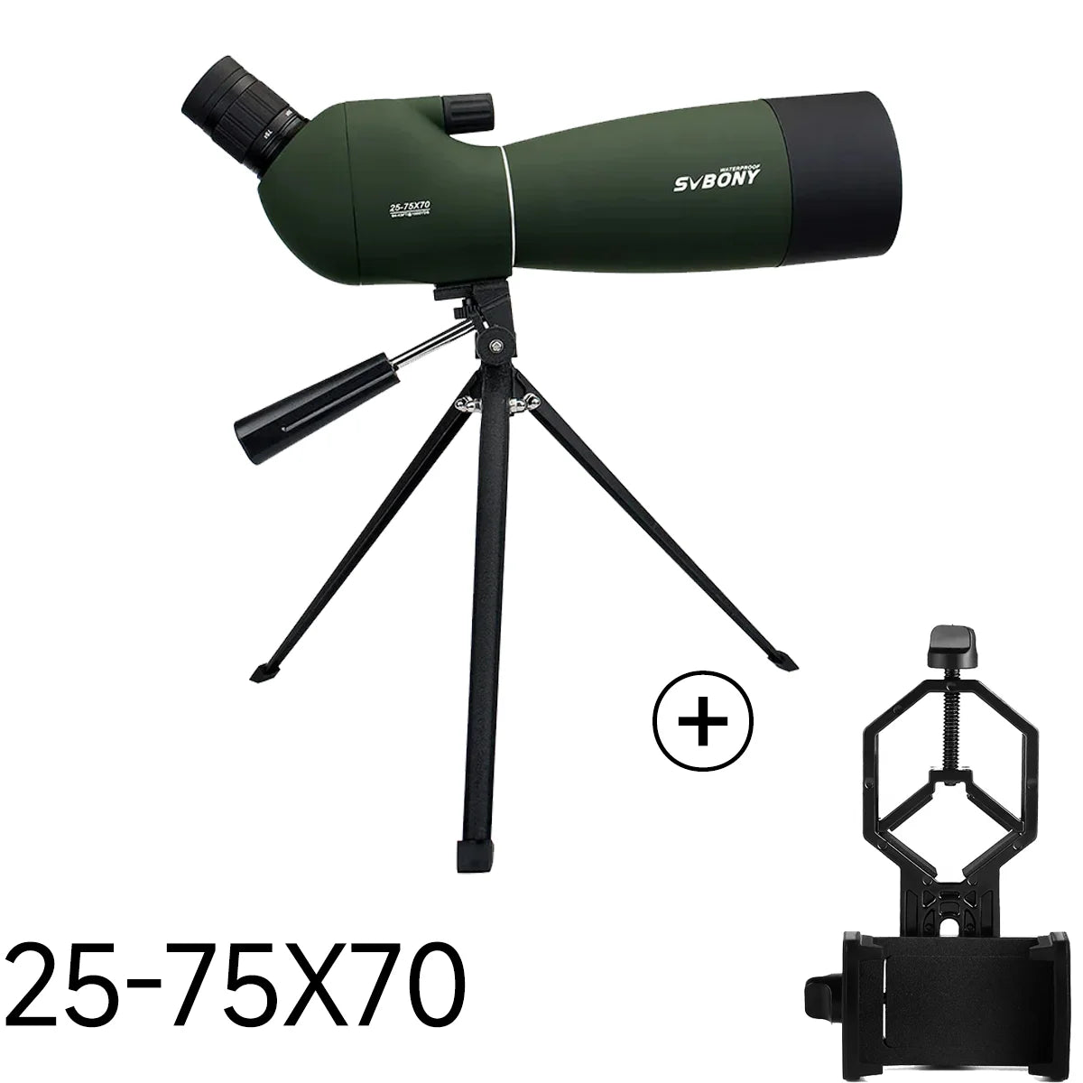 SV28 Spotting Scope 50/60/70/80mm Powerful Zoom With Tripod Waterproof