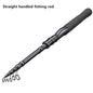 Telescopic carbon fishing rod, high-strength fishing