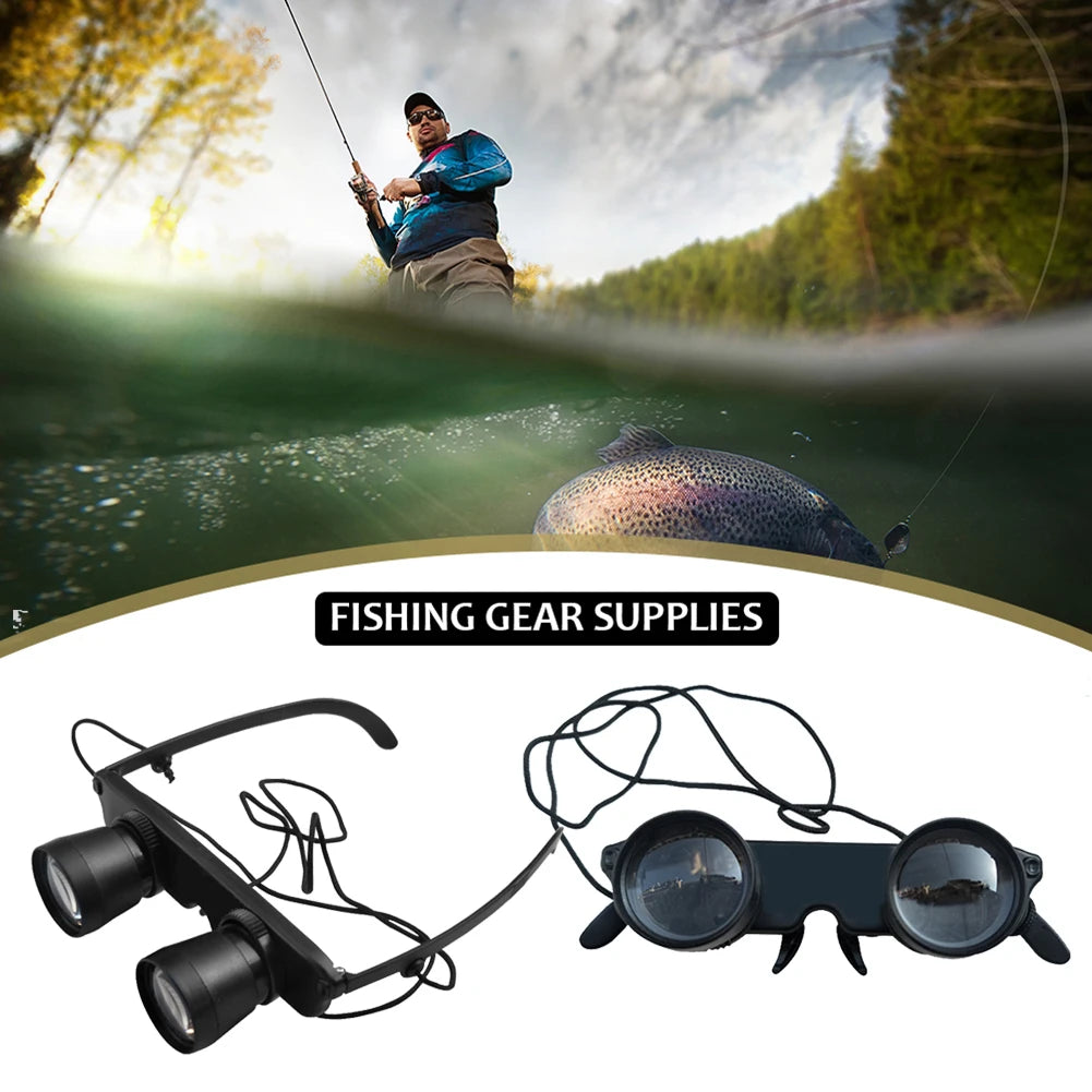 Sun Glasses Adjustable Zoom Fishing Binoculars Optical
