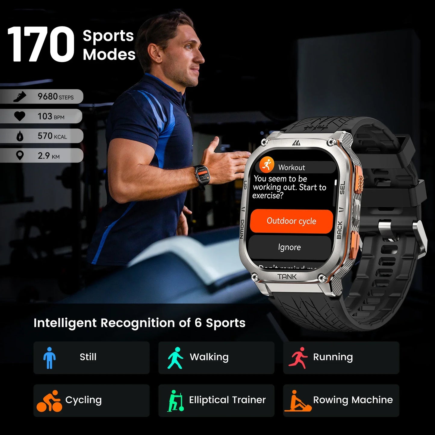 KOSPET TANK M3 Ultra GPS Smart Watch