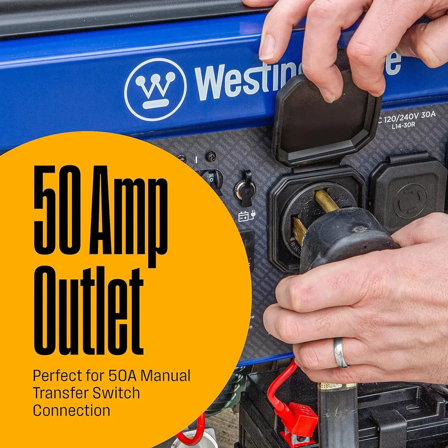 12500 Peak Watt Tri-Fuel Home Backup Portable Generator