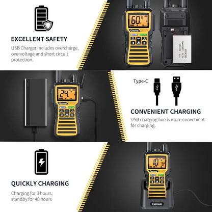 Long Range GMRS walkie talkies for Adults TwoWay Radio