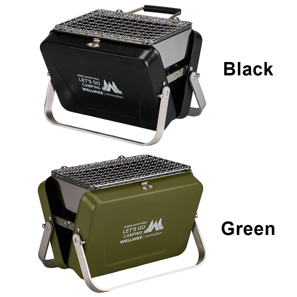 Portable Camping Stove with Handle Outdoor Barbecue