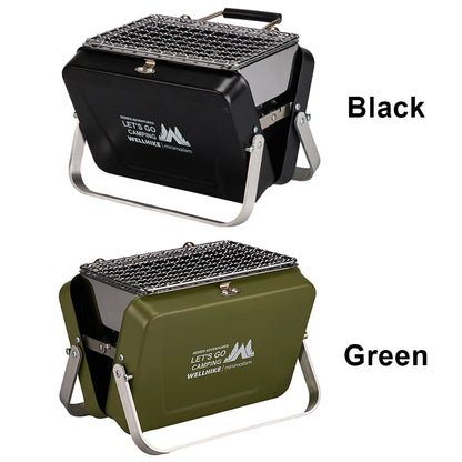 Portable Camping Stove with Handle Outdoor Barbecue