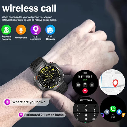 SENBONO GPS Smart Watch Men Built-in GPS