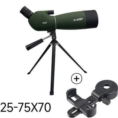 SV28 Spotting Scope 50/60/70/80mm Powerful Zoom With Tripod Waterproof