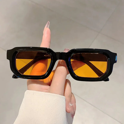 New Men Vintage Rectangle Frame Sunglasses