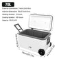70L Wheeled Cooler Insulated Ice Chest Box