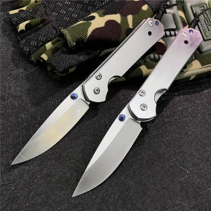 CR Pocket Folding Knife 440C Blade 420 Steel Handle