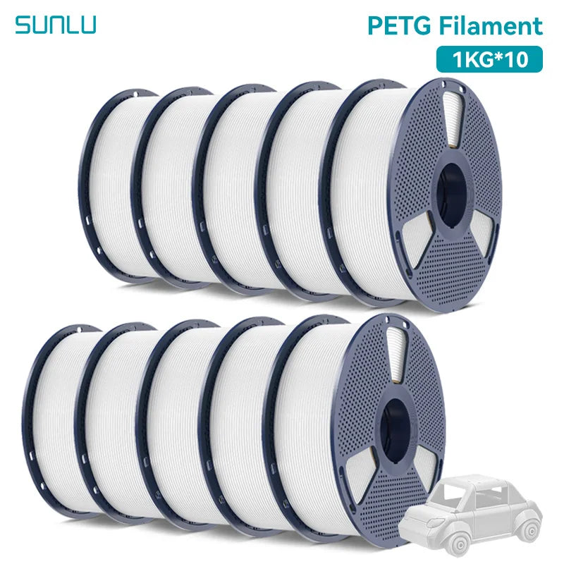 SUNLU PLA PETG PLA Plus Filaments 10 Rolls