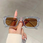 New Men Vintage Rectangle Frame Sunglasses