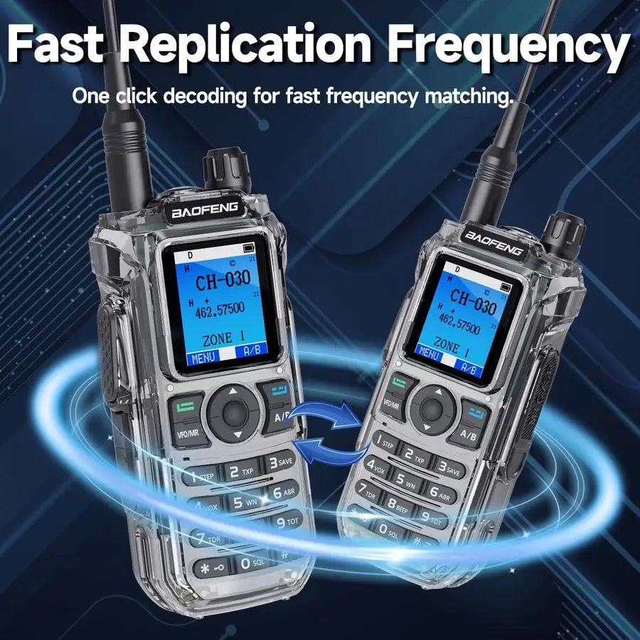GMRS Handheld Radio Ham Radio Long Range Rechargeable Walkie