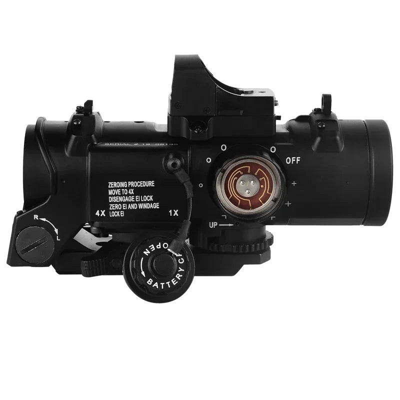 1x-4x Fixed Dual Purpose Scope With Mini Red Dot