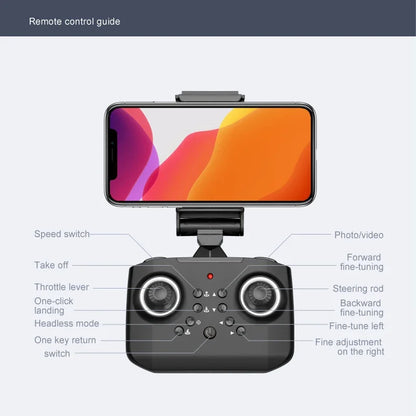 New XT6 Mini Drone 4K 1080P HD Camera WiFi Fpv Air Pressure Altitude