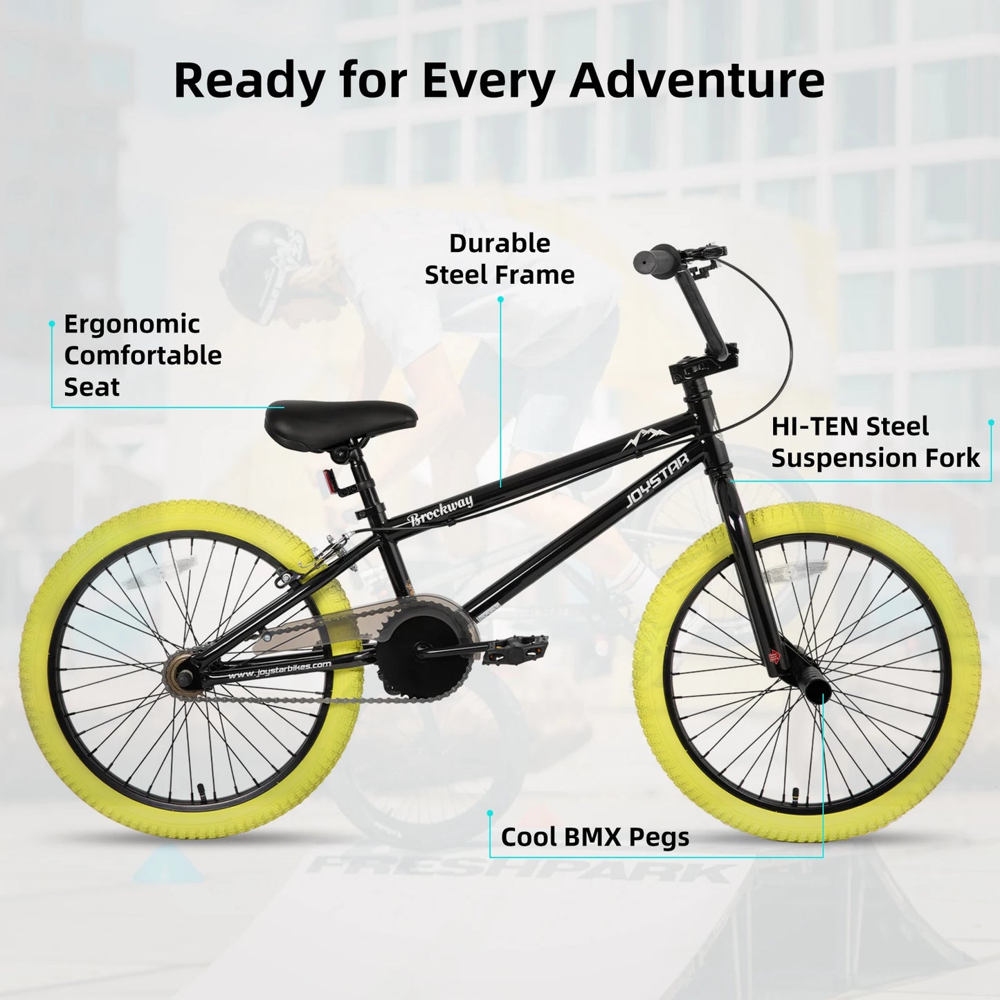 JOYSTAR Brockway Freestyle Kids BMX Bikes