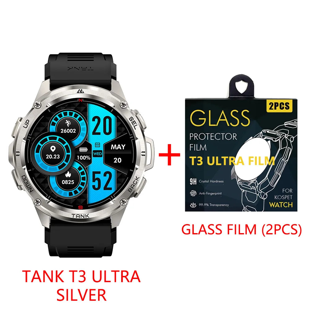 KOSPET TANK T3 Ultra GPS Smart Watch Waterproof