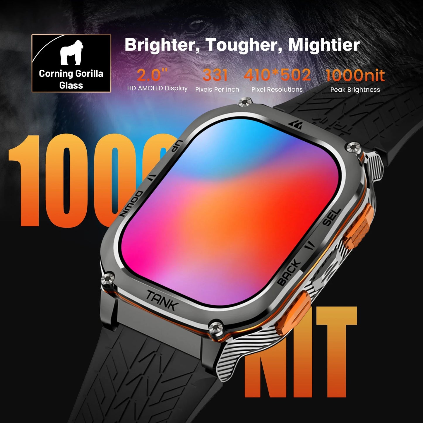 KOSPET TANK M3 Ultra GPS Smart Watch