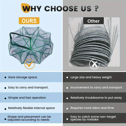 2025 New Fishing Cage - High Quality PA Material,