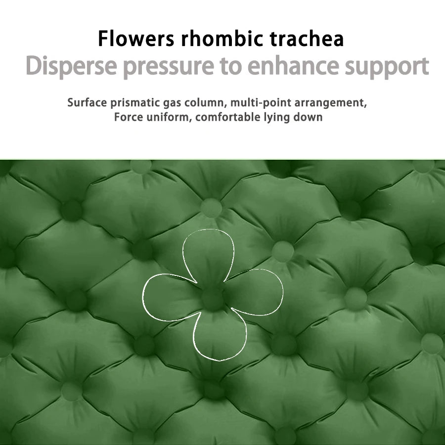 Outdoor Camping Double Inflatable Mattress Extra Wide