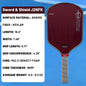 J2nf 16mm Sword & Shield Pickleball Paddle, Gen. 4.5