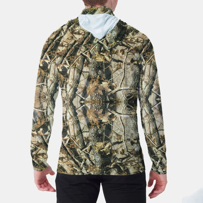 Fishing Hoodie Shirt Men Long Sleeve Sun Protection