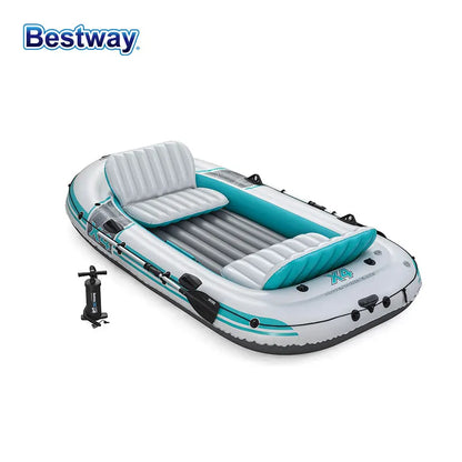Bestway 65159 5 Person Inflatable Kayak - Durable PVC Material,