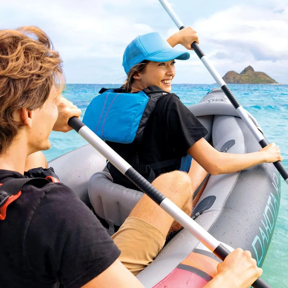 2-Person Inflatable Kayak Set, Oars and Pump