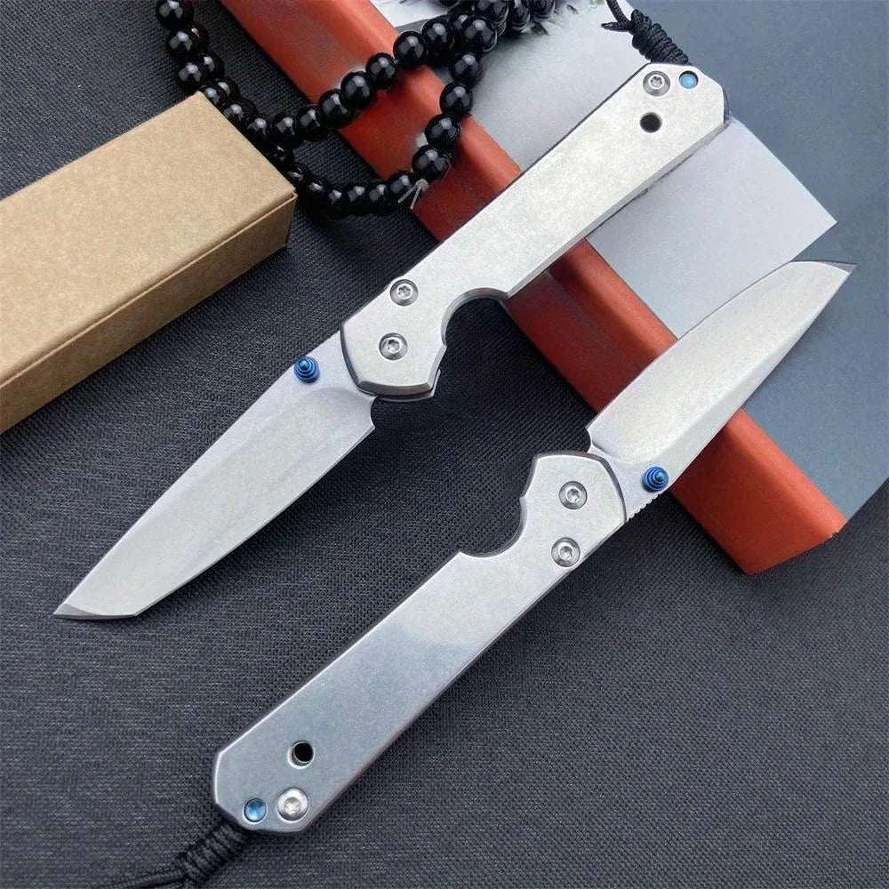 CR Pocket Folding Knife 440C Blade 420 Steel Handle