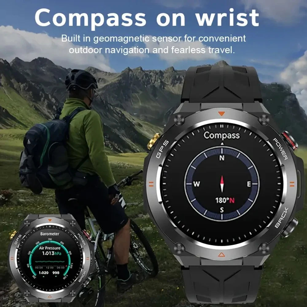SENBONO 2025 Built-in GPS Smart Watch Bluetooth