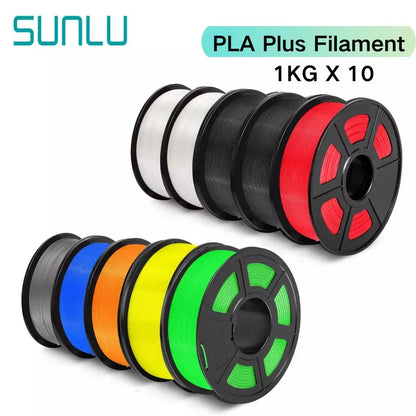 SUNLU PLA PETG PLA Plus Filaments 10 Rolls